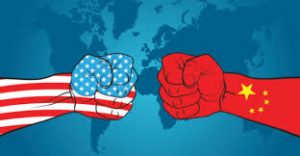 us and china trade war fist collision
